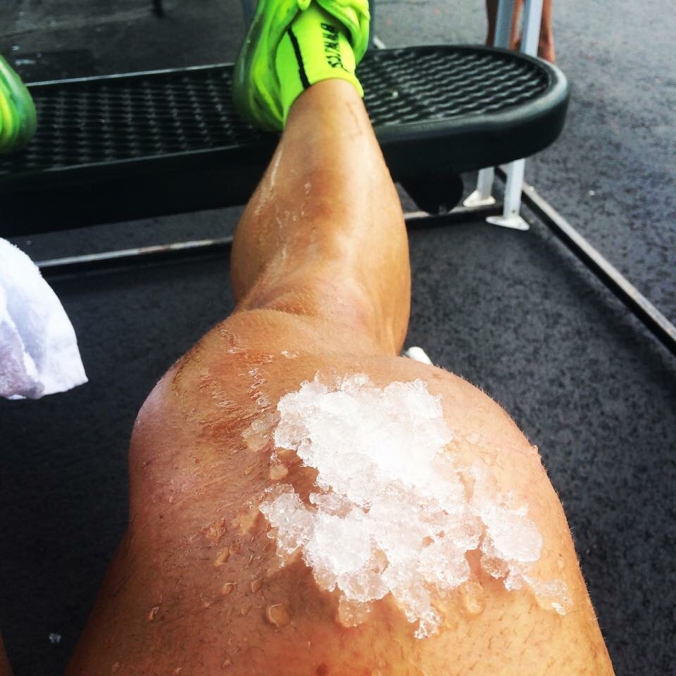Robert Forstemann - Cooling down after hard work.