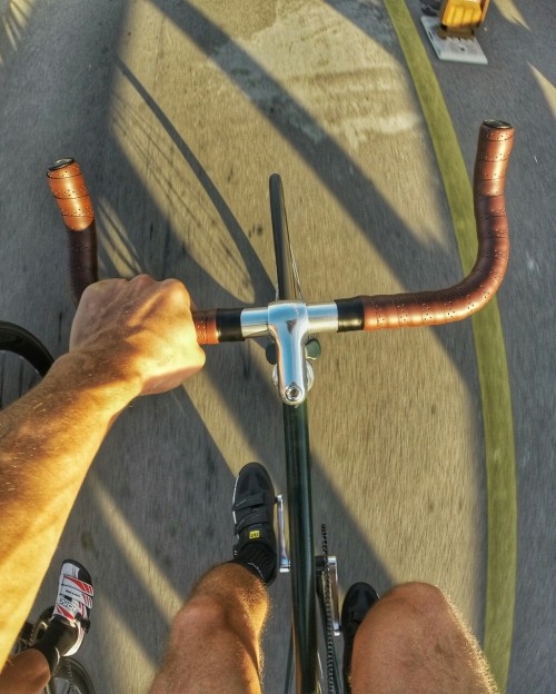 New cockpit in the sunset