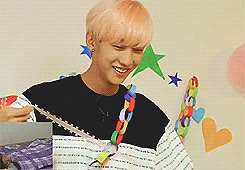 greyjoyofpyke:  jinyoung began to decorate himself so gongchan decided to help out