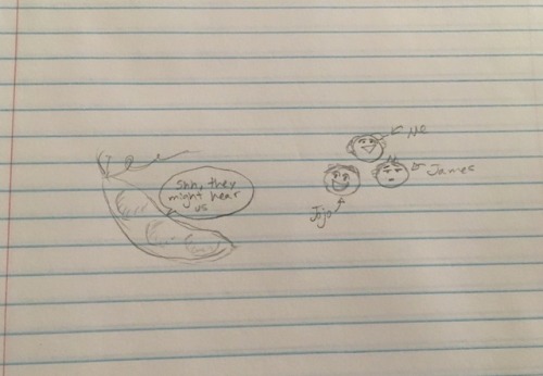 Would like everyone to know that the Gang has been turned into peas on my math homeworkCarry on