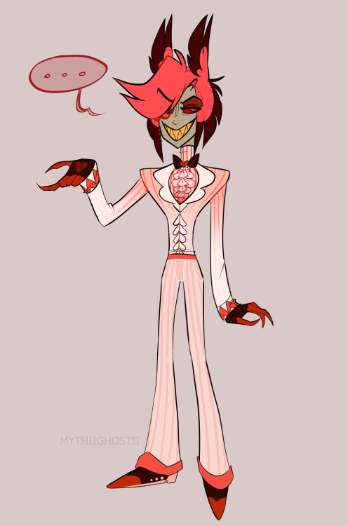 Outfit I made for Alastor, inspired by HH’s new merch drop~I was wanting a new suit for Alastor as s