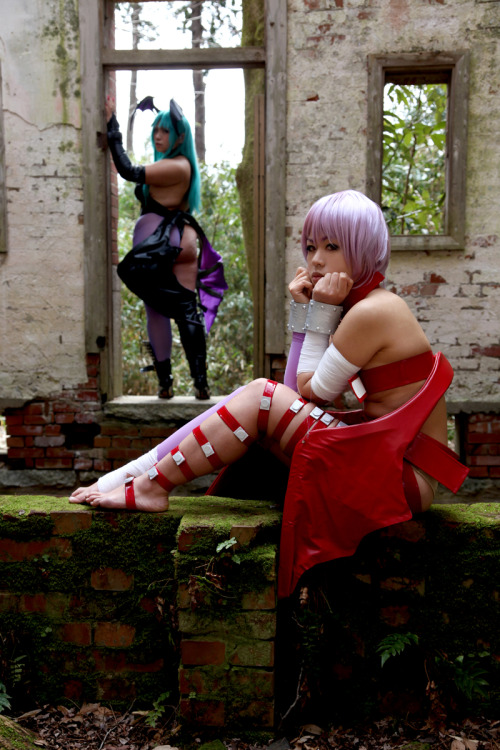 Porn Darkstalkers - Morrigan & Lilith (Chouzuki photos