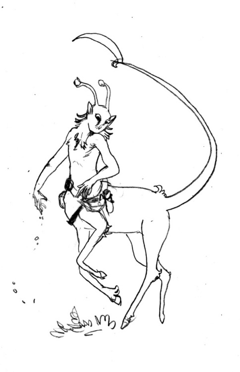 sketchin’ my favorite alien centaurs some more