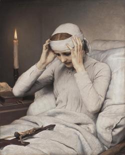 we-other-victorians:Gabriel von Max - The Ecstatic Virgin Anna Katharina Emmerich (1885)