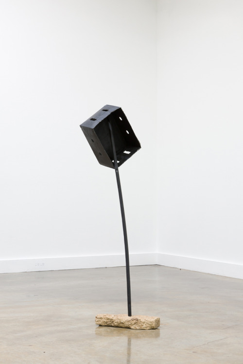sculpture-center: FEATURED ARTIST: Kiron Robinson, I Ham, 2012. Resin and steel. 165cm x 45cm x