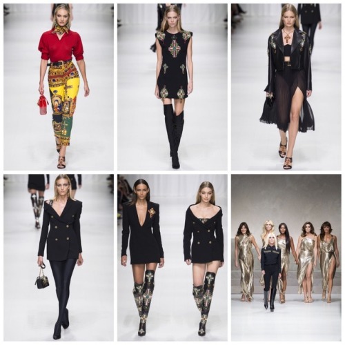 Versace S/S 2018 RTW MFW. The entire collection, original images are from vogue.co.uk