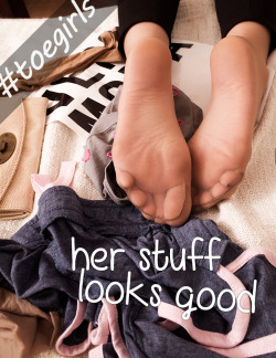 toegirls:  her stuff