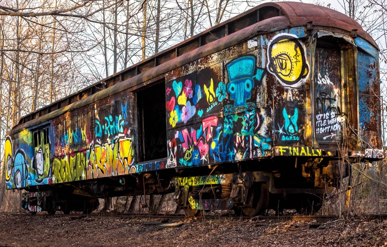 beautyofabandonedplaces:  Abandoned Train Car on the Rails - Lambertville, New Jersey