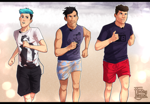 chibi-megimoo:  Teamiplier - Walk at the beach (½) What they think we do vs What we actually do(love the vid. keep it up boo boo)