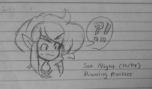 11.14.2020 Drawing Practice - ?! (Oracle Of Seasons/Oracle Of Ages)