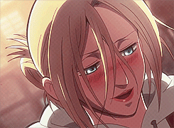 snkgifs:   (≧∇≦)  SnK Alphabet:↳  B for Blush  