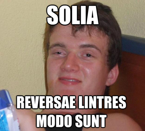 interretialia: interretialia: SoliaReversae lintres modo sunt BathtubsAre just reverse boats