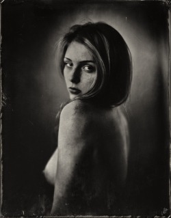 nudesartistic:Photographer: Andreas RehWetplate collodion on clear glass, 18x24cm