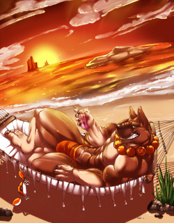 thefoxcave:Art by: cursedmarked