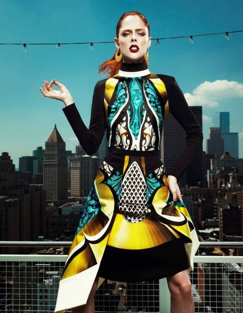 Model: Coco Rocha.Photographer: Yin ChaoStylist: Xiao Mu Fan Hair: Chen FengMake-up: Liu Xiao