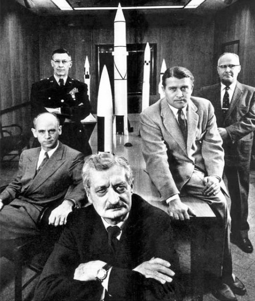 humanoidhistory:  May 7, 1931 — Space travel pioneer Hermann Oberth launches his first liquid-propellant rocket near Berlin, Germany. Born in 1894, as a boy Oberth was obsessed with the idea of traveling to space through reading the science fiction