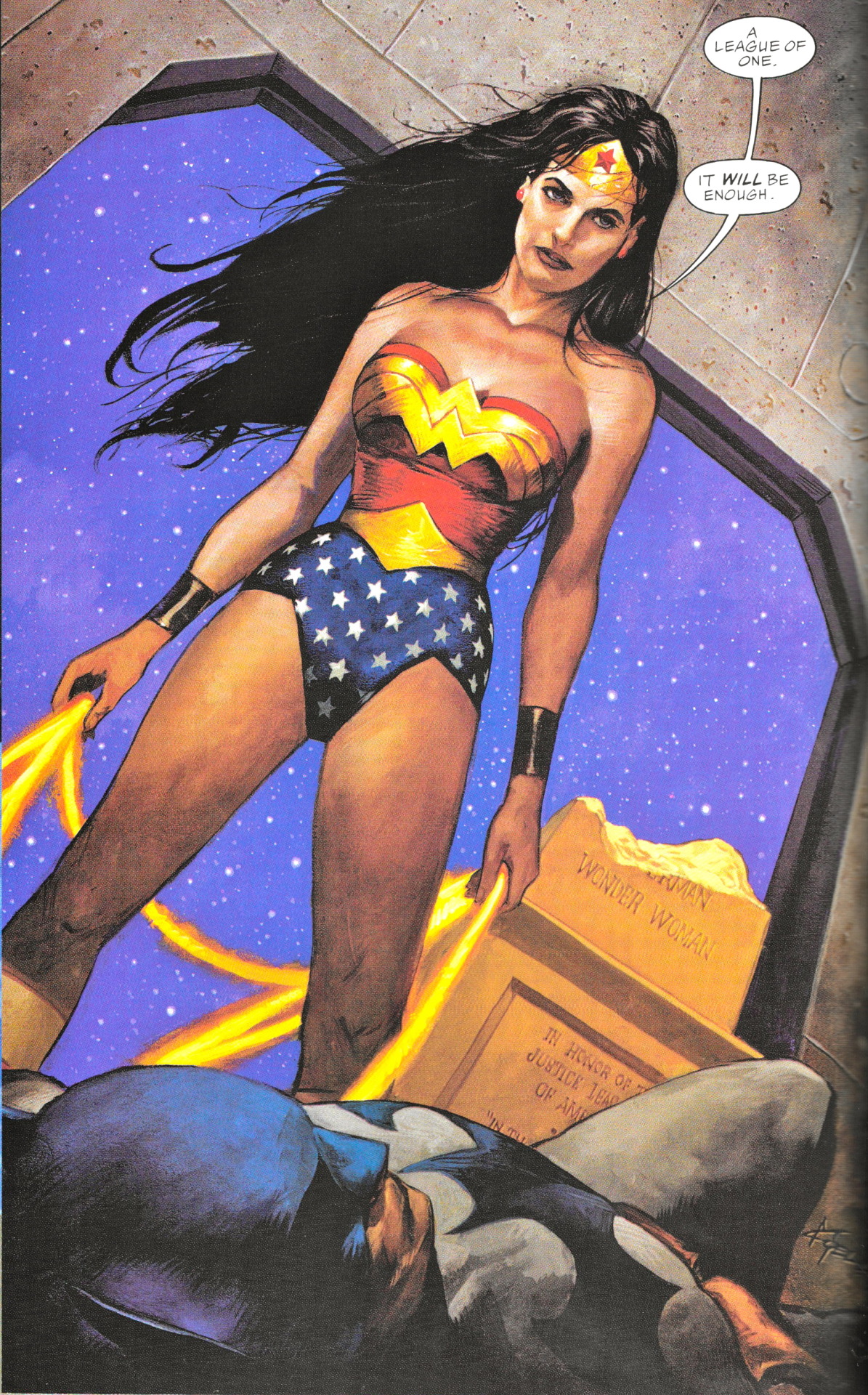 the-goddamazon:  cuddliestcactus:   Remember that time Wonder Woman defeated the