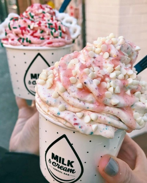 Milk &amp; Cream Cereal Bar NYC Credits Find the best foodie spots! #foodieapproved
