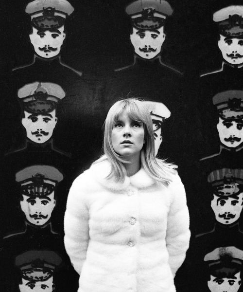 Sylvie Vartan photographed by Tony Frank in London, 1967.