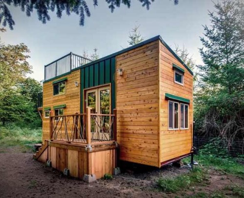goodwoodwould:  Good wood - compact, comfy and cool as hell, the ‘Basecamp Tiny Home’ by Backcountry Tiny Homes.