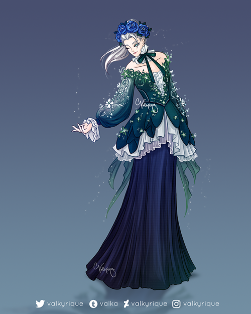 ICE ADOLESCENCE VIKTOR - Fantasy Dress DesignA reimagining of Viktor’s performance outfit as a