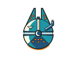 xombiedirge:  Star Wars Millennium Falcon