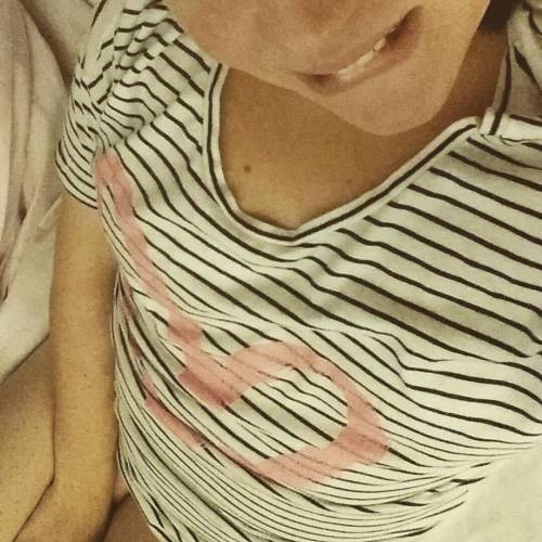 theelleadams: #victoriassecret sleep tees are my #favorite #pajamas! without #panties of course  #ba