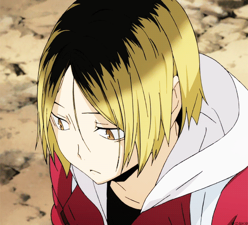 Kenma Kozume stim board coloured yellow and red with stirring and soap carving
