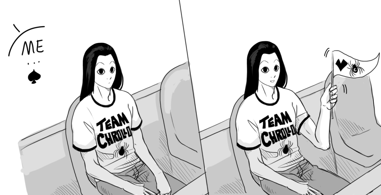 rabiscosetal:  - Why must you hurt me like this, Illumi?…♠ 