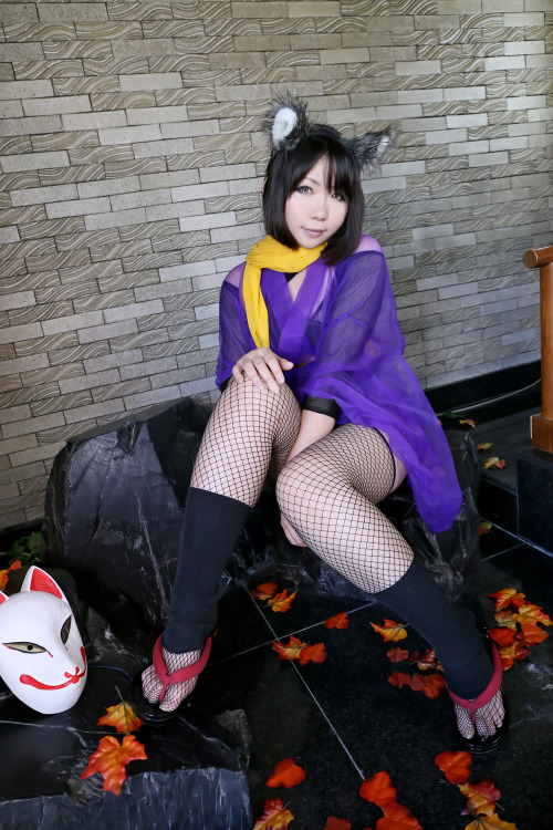 Cute Cosplay Girl Higurashi Rin (Kitsune-Chan) 1-39