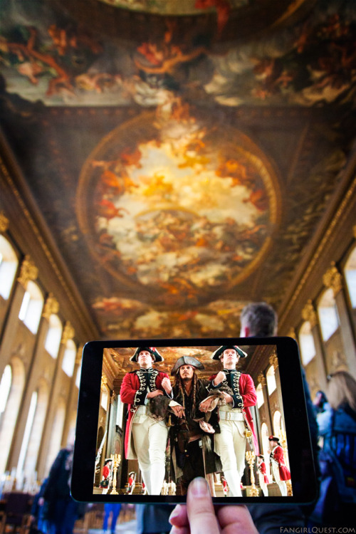 fangirlquest:Movie: Pirates of the Caribbean: On Stranger TidesLocation: Old Royal Naval College, 