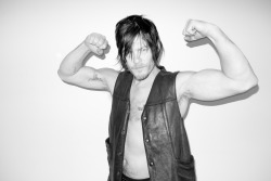 terrysdiary:  Norman Reedus at my studio