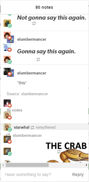 the-entire-furry-fandom:slumbermancer:sometimes the notification box on posts forgets how to be a fu