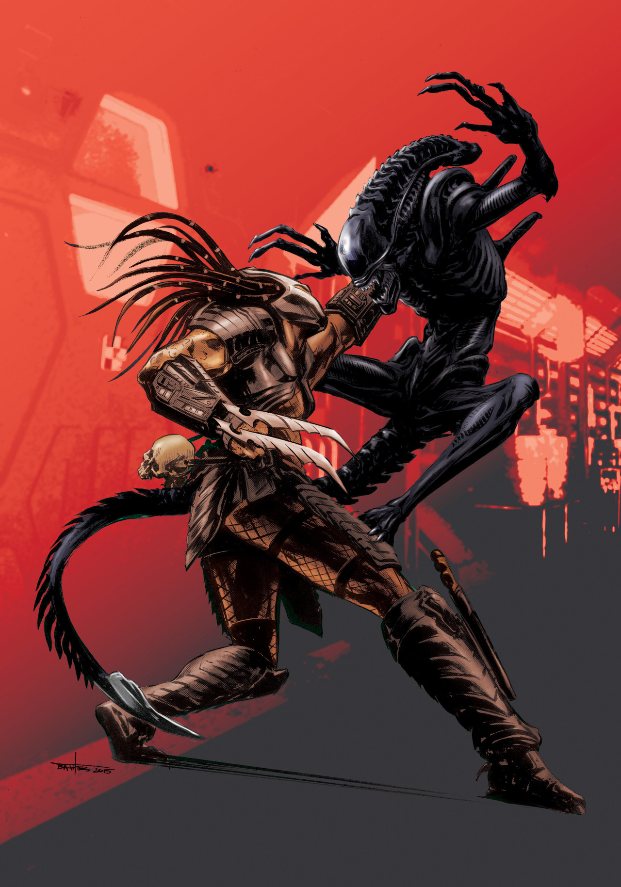 Alien vs. Predator Central — The cover of Aliens vs. Predator vs