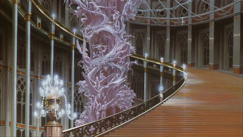 daintypersnicketydingo:Scenery from Vampire Hunter D: Bloodlust.