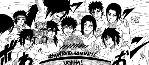 naamikaze:sooo. today’s naruto_69min prompt was uchiha and i was too lazy to rly draw them all mysel