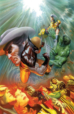 xombiedirge:  Death of Wolverine: 75th Anniversary Variant by Alex Ross