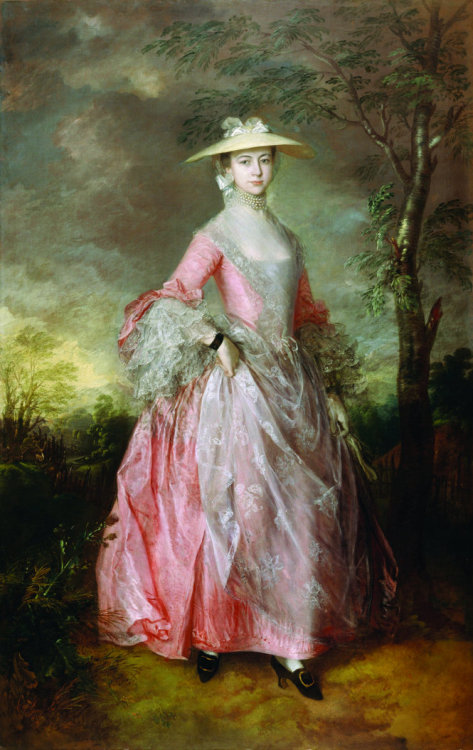 Thomas Gainsborough, Portrait of Mary, Countess of Howe, wife of Admiral Richard Howe 1764, oil on c