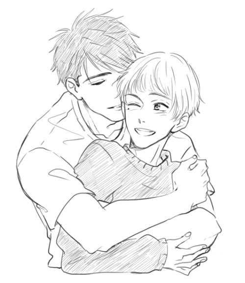 yofriesenburg: Some Soutori practice I read a fic that I thought was supposed to be a Soutori fic bu