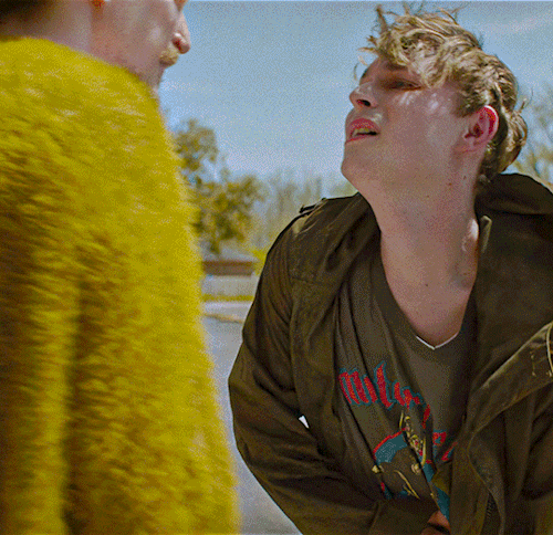 KYLE GALLNER as 'Benson' & JOHNNY BERCHTOLD as Randy Bradley
The Passenger (2023) · Film · Drama · Horror · dir. Carter Smith · [Gif Creator/Editor: k-wame.tumblr.com]

