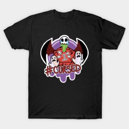 dr-kara: Shirts for your DnD player no matter the luck level!  Are you #blessed, #cursed or in betw