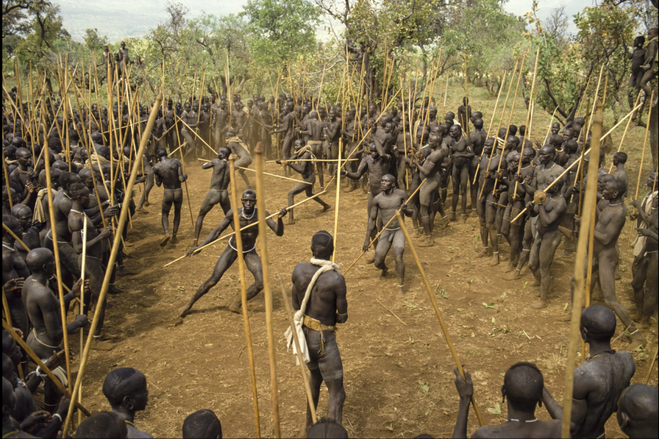 thenewloverofbeauty:Angela Fisher and Carol Beckwith:   Suma Stick Fighters, Ethiopia