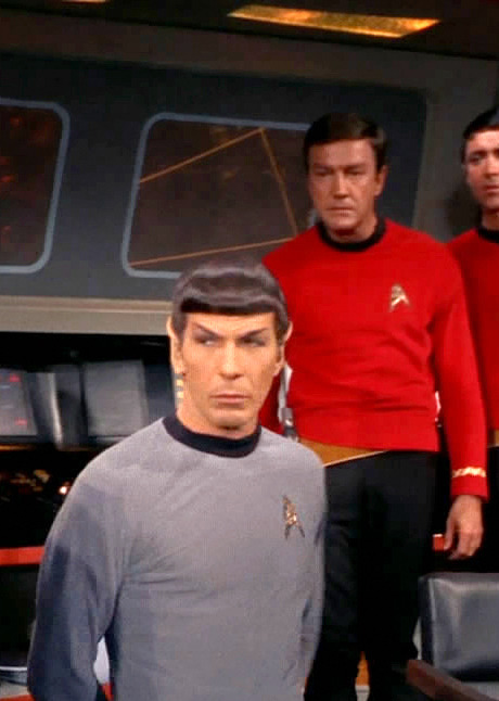 Do you know in which episode this scene appears?  Hint: Spock has just called for an armed team