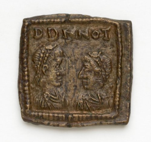 via-appia:Late Roman coin-weight in the name of Honorius and Theodosius IIRoman, 408-423 A.D.