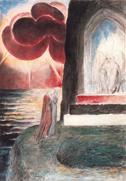 artist-blake:Illustration to Dante’s Divine Comedy, Purgatory, William Blake