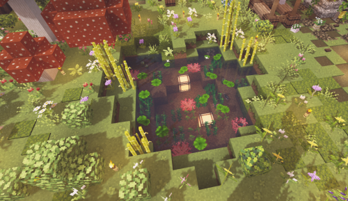 P onds ~╭────────────────────────────── A lil post to appreciate all the ponds in my minecraft villa