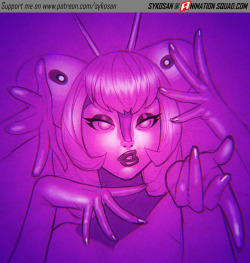 purple-mantis:sykosan:New free sketch for