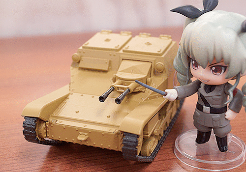 goodsmilecompanyunofficial:  Nendoroid More: Carro Veloce CV-33 (L3/33) from the anime film Girls un