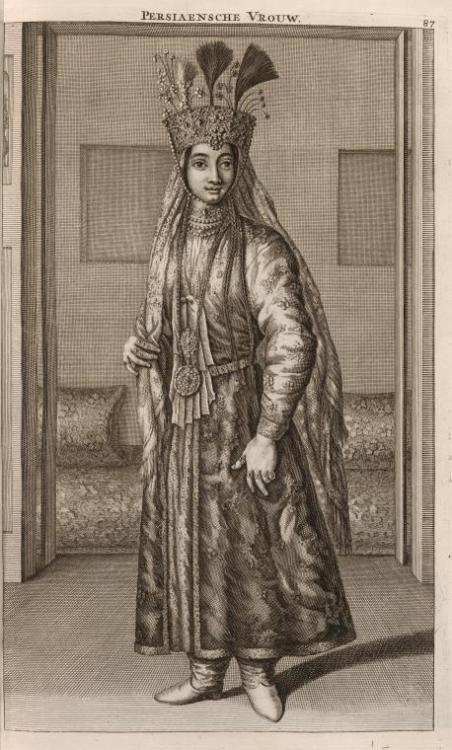 Persian Women year 1714, from a old and rare german book.