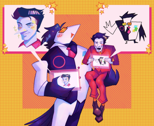 They Drew Each Other (this Was Spamtons 7th Attempt)